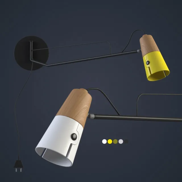 lighting – Universo Positivo Cone Wall Lamp 3D Model lighting – Universo Positivo Cone Wall Lamp 3D Model