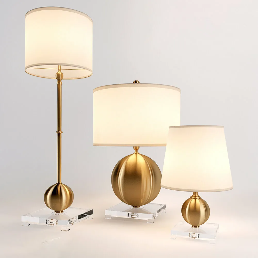 lighting – Uttermost table lamp set 3D Model lighting – Uttermost table lamp set 3D Model