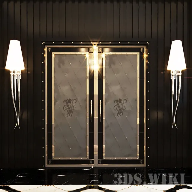 lighting – Visionnaire door with wall lamp IPE CAVALLI 3D Model lighting – Visionnaire door with wall lamp IPE CAVALLI 3D Model