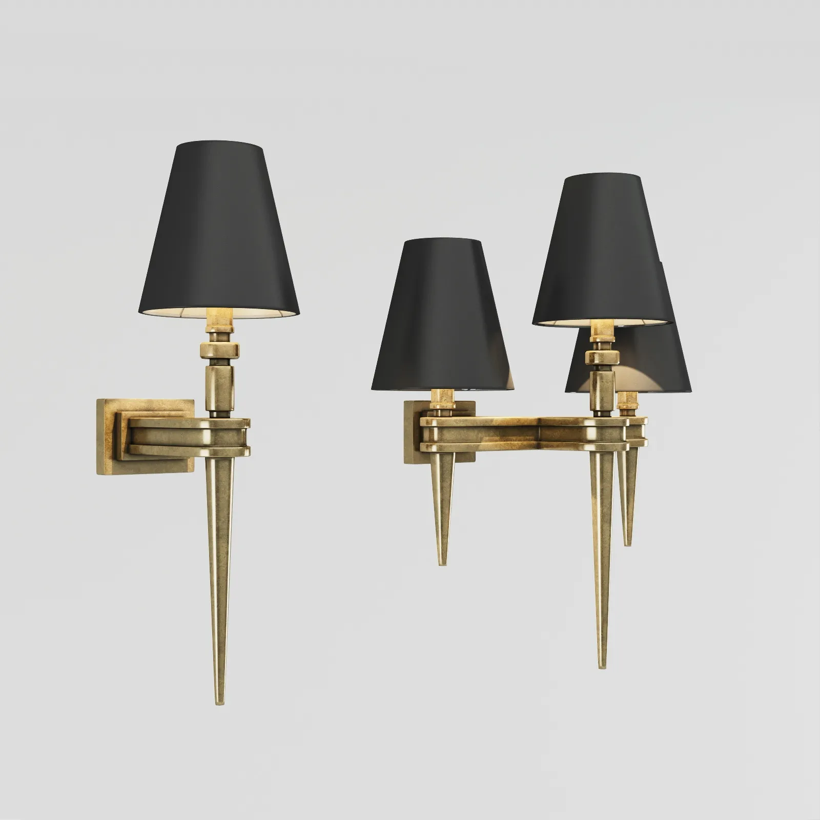 lighting – Wall lamp Eichholtz Waterloo 3D Model lighting – Wall lamp Eichholtz Waterloo 3D Model