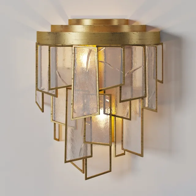 lighting – Wall lamp Eichholtz Waterloo 45 3D Model lighting – Wall lamp Eichholtz Waterloo 45 3D Model