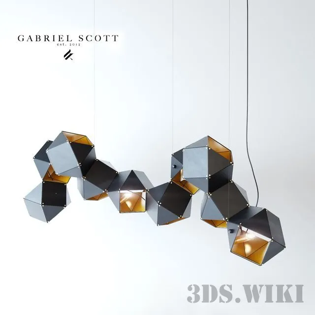 lighting – Welles Long chandelier 3D Model lighting – Welles Long chandelier 3D Model