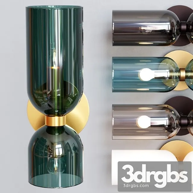 Lightmaker studio edie sconce emerald & smok