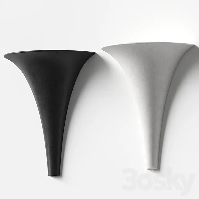 Lightning collective – Cone Plaster Wall Light 3D Model