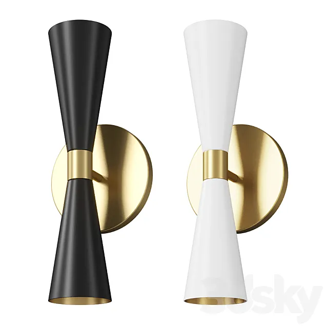 Lightology MILO WALL SCONCE 3D Model Lightology MILO WALL SCONCE 3D Model
