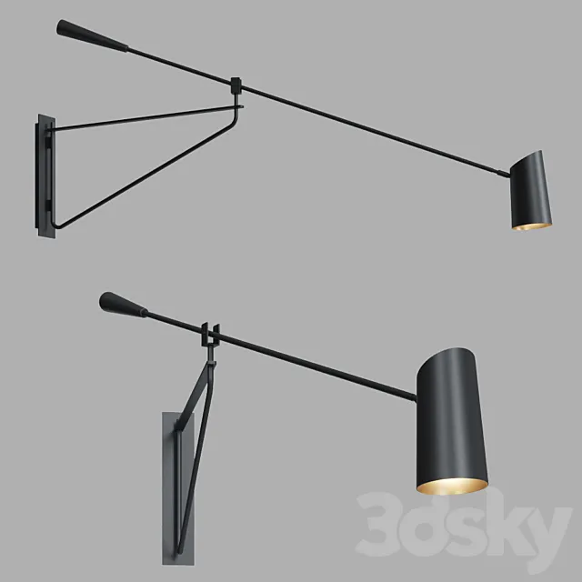 Lightology STYLUS SWING ARM WALL SCONCE By Modern Forms 3DModel Lightology STYLUS SWING ARM WALL SCONCE By Modern Forms 3DModel