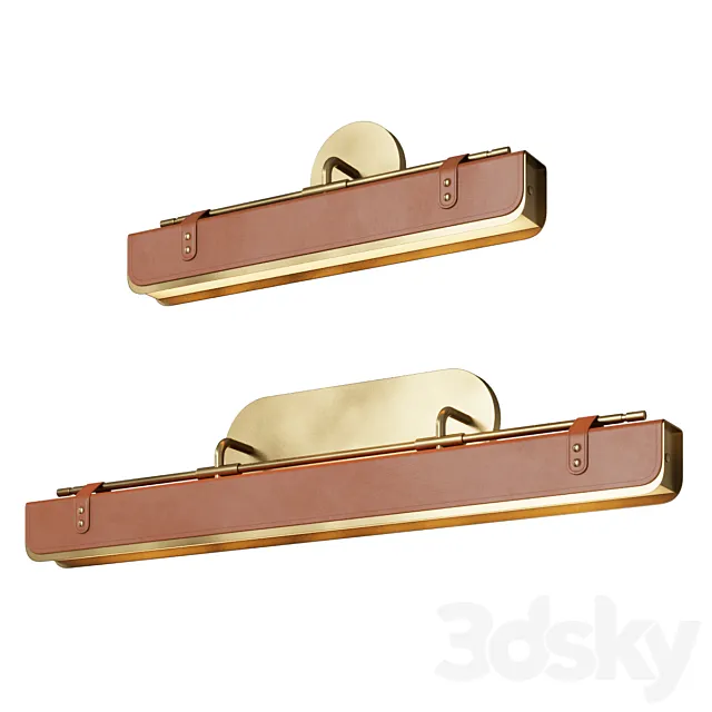 Lightology VALISE WALL SCONCE By Alora 3D Model Lightology VALISE WALL SCONCE By Alora 3D Model
