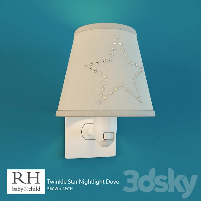 lights Twinkle Star 3D Model lights Twinkle Star 3D Model