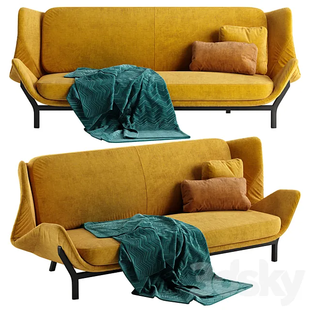 Ligne roset clam sofa 3D Model