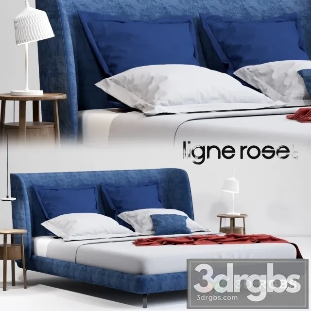 Ligne Roset Desdemone Bed 3D Model Download