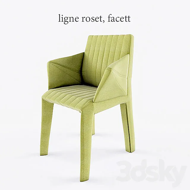ligne roset. facett 3DModel ligne roset. facett 3DModel