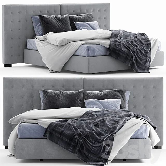 Ligne Roset Nador 2 bed 3DModel