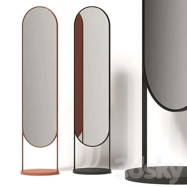 Ligne Roset Nimbe Floor Mirror 3D Model