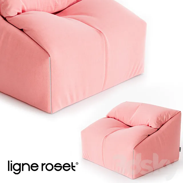Ligne Roset PLUMY Armchair 3D Model