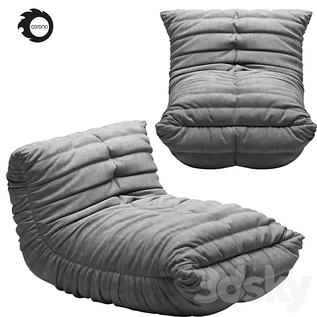 Ligne Roset Togo 3D Model