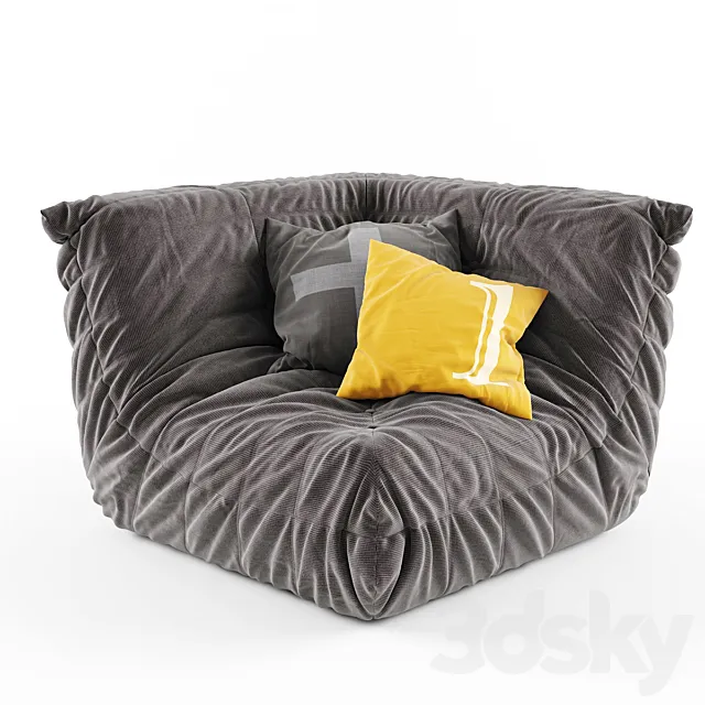 Ligne Roset TOGO 4 3DModel Ligne Roset TOGO 4 3DModel