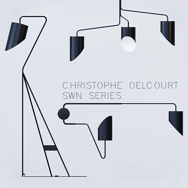 Ligths SWN series 3D Model Ligths SWN series 3D Model