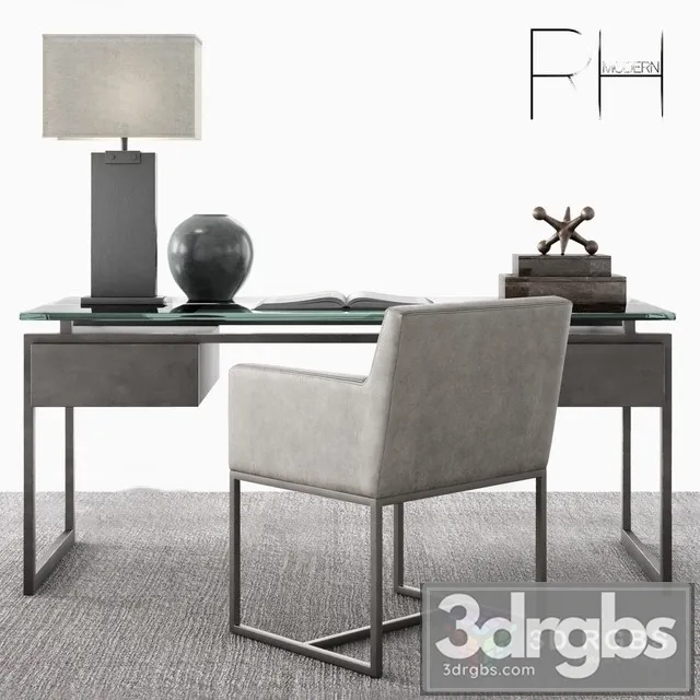 Likon RH Latour Desk Set 3D Model Download