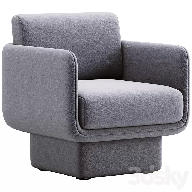 LILAS chair by Gallotti & Radice 3D Model LILAS chair by Gallotti & Radice 3D Model