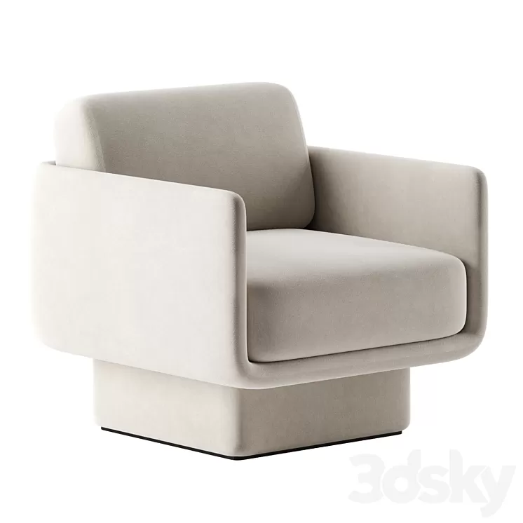 LILAS chair by Gallotti & Radice 3D Model LILAS chair by Gallotti & Radice 3D Model