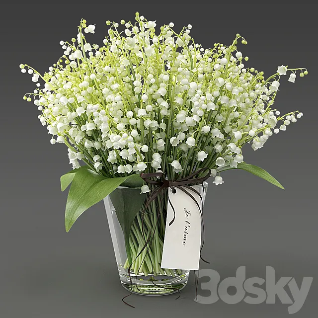 Lilies of the valley 3DModel Lilies of the valley 3DModel