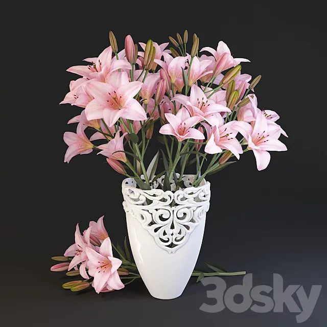 Lilium 3D Model Lilium 3D Model