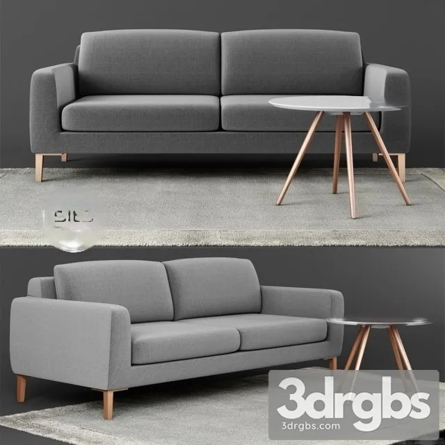 Lille 2 Seater 3D Model Download