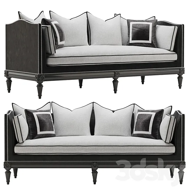 Lillian August for Hickory White – Belvedere sofa 3D Model