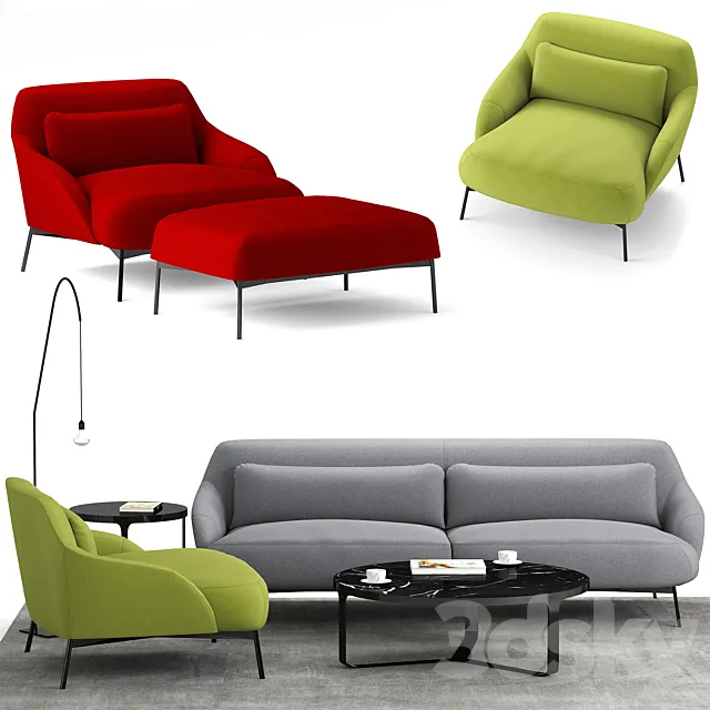Lima _ Tacchini Collection 3D Model