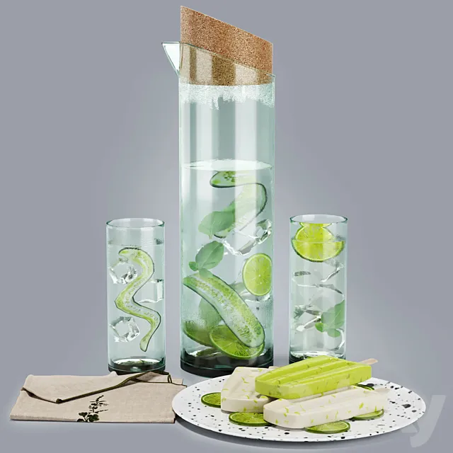Lime water 3DModel