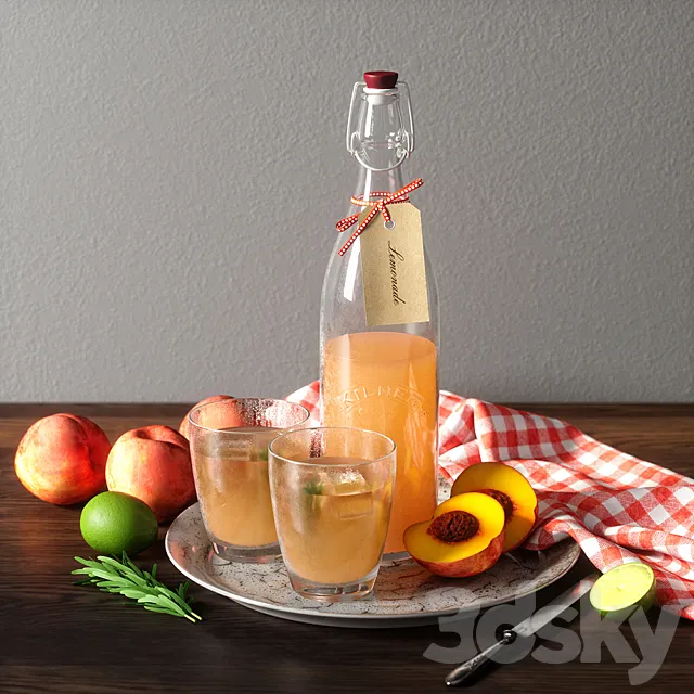 limonade set 3D Model