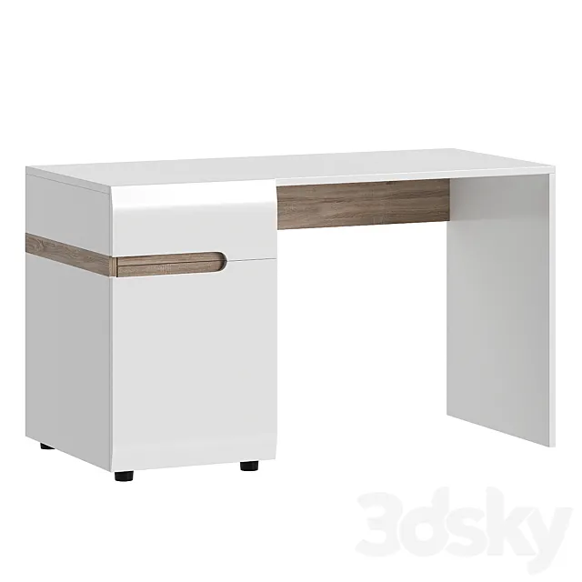 Linate writing desk 3D Model
