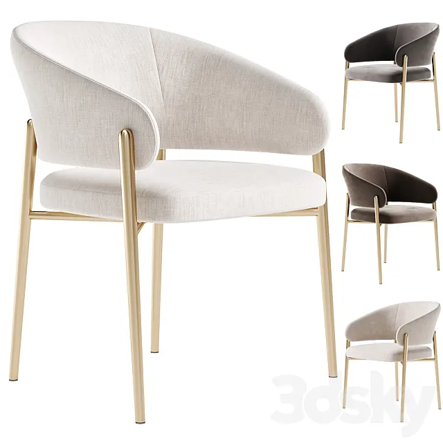 Linda Chair by Marelli 3D Model