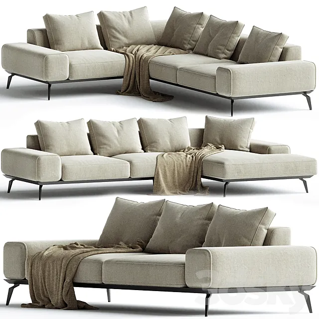 LINDA Sofa Catalog Blanche 3D Model LINDA Sofa Catalog Blanche 3D Model