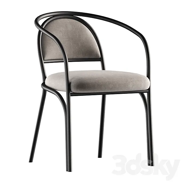 Lindsay dining chair 3D Model Lindsay dining chair 3D Model