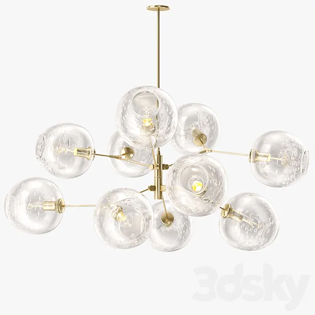 Lindsey Adelman 10 globe bubble 3DModel