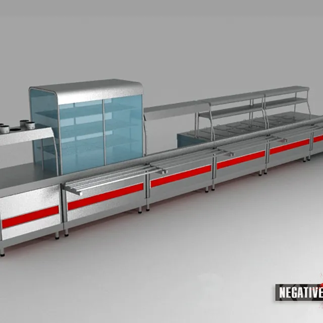 Line distribution ASTA (catering) 3DModel