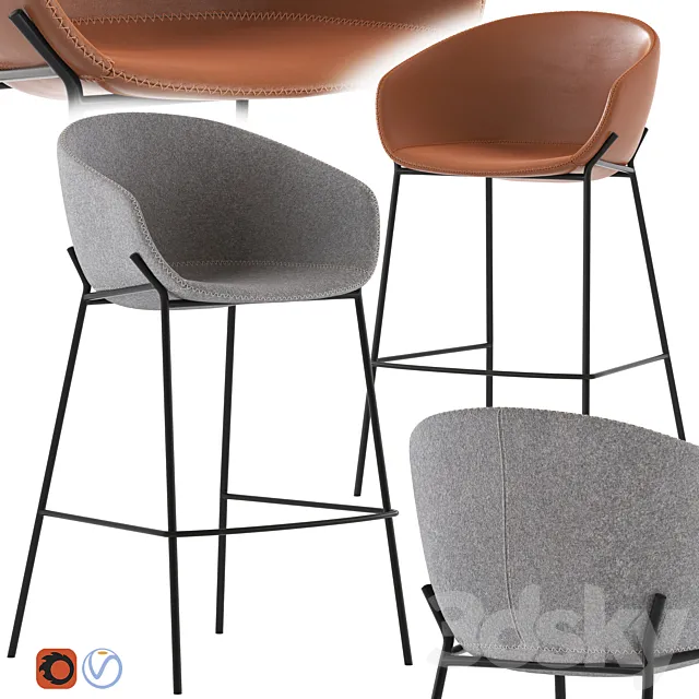 Linea Furniture Vanya Barstool 3DModel