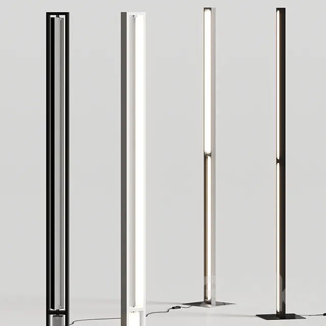 Linea Light _ Stilnovo Tablet Floor Lamp 3D Model