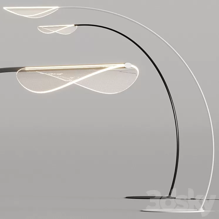 Linea Light / Stilnovo Diphy Floor Lamp 3D Model