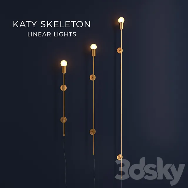LINEAR LIGHTS (Kate Skeleton) 3D Model