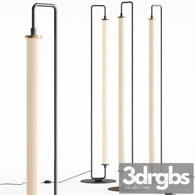 Linear metal led floor lamp tube Linear metal led floor lamp tube