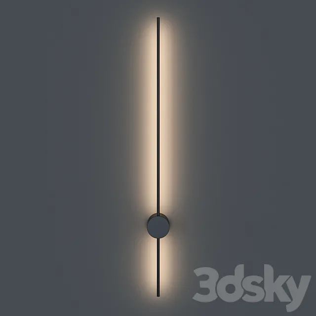 Linear sconce with reflected light Novosvet KEMMA WALL 3D Model Linear sconce with reflected light Novosvet KEMMA WALL 3D Model