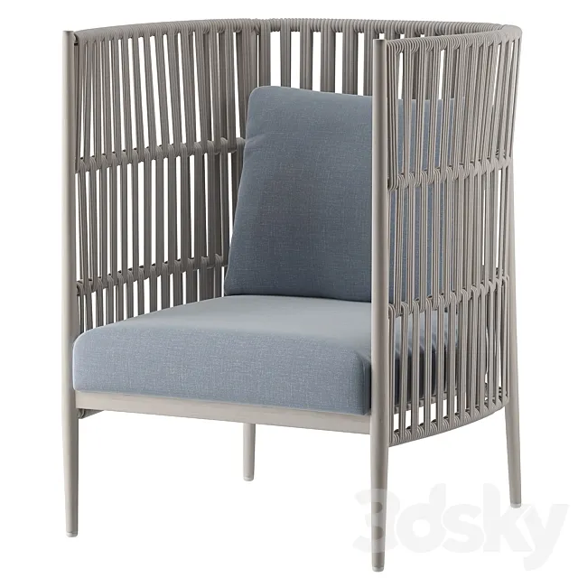 Lineas Highback Chair 3D Model Lineas Highback Chair 3D Model