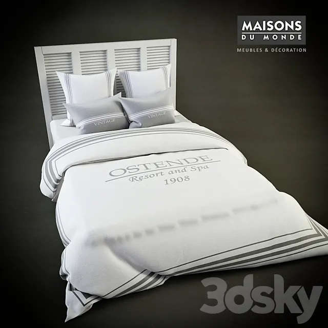 Linens Maisons Du Monde 3D Model Linens Maisons Du Monde 3D Model