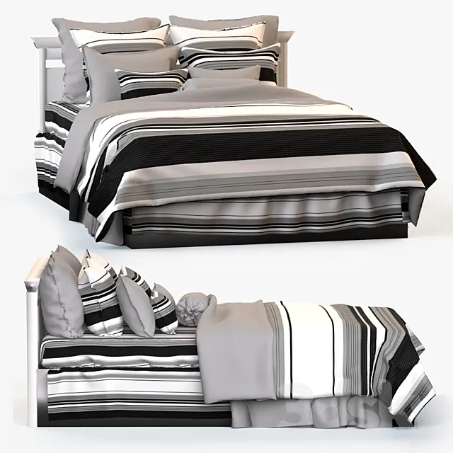 Linens strip 3 3D Model