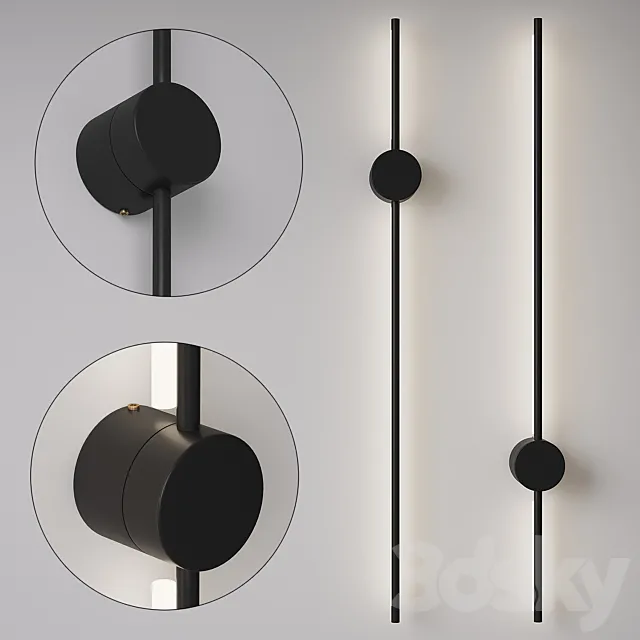 Lines Black 3D Model Lines Black 3D Model