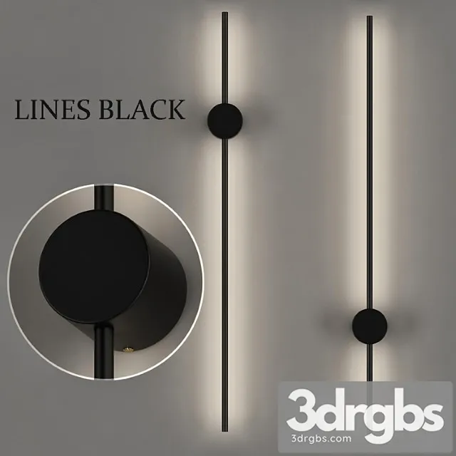 Lines black 3D Model Download Lines black 3D Model Download