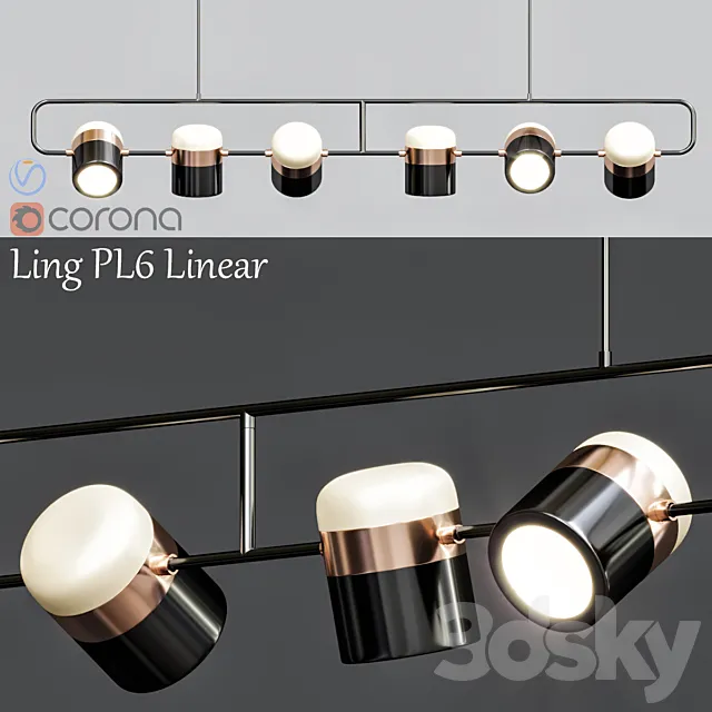 Ling PL6 Linear 3D Model Ling PL6 Linear 3D Model