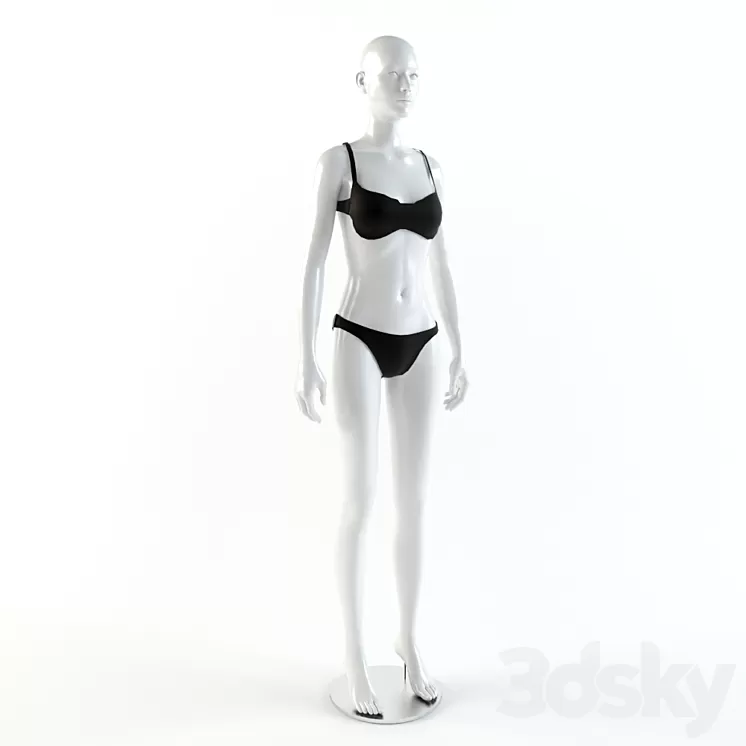 Lingerie Fashion Model 3D Model Lingerie Fashion Model 3D Model